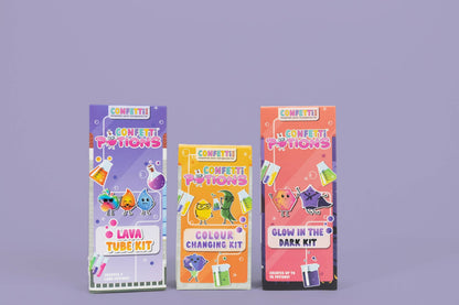 Confetti Blue Glow in the Dark Mini Potion Kit