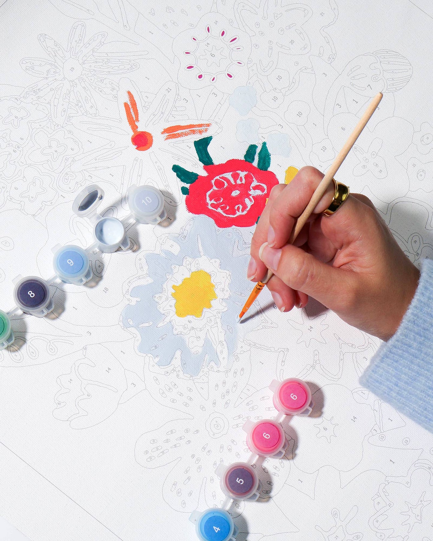 Journey Of Something Paint by Numbers, Wildflowers