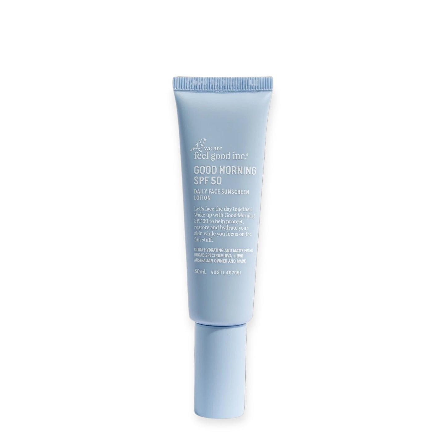 We Are Feel Good Inc. Good Morning Sunscreen Lotion SPF 50, Fragrance Free