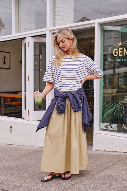 Ceres Life Florence Maxi Skirt, Burnt Butter