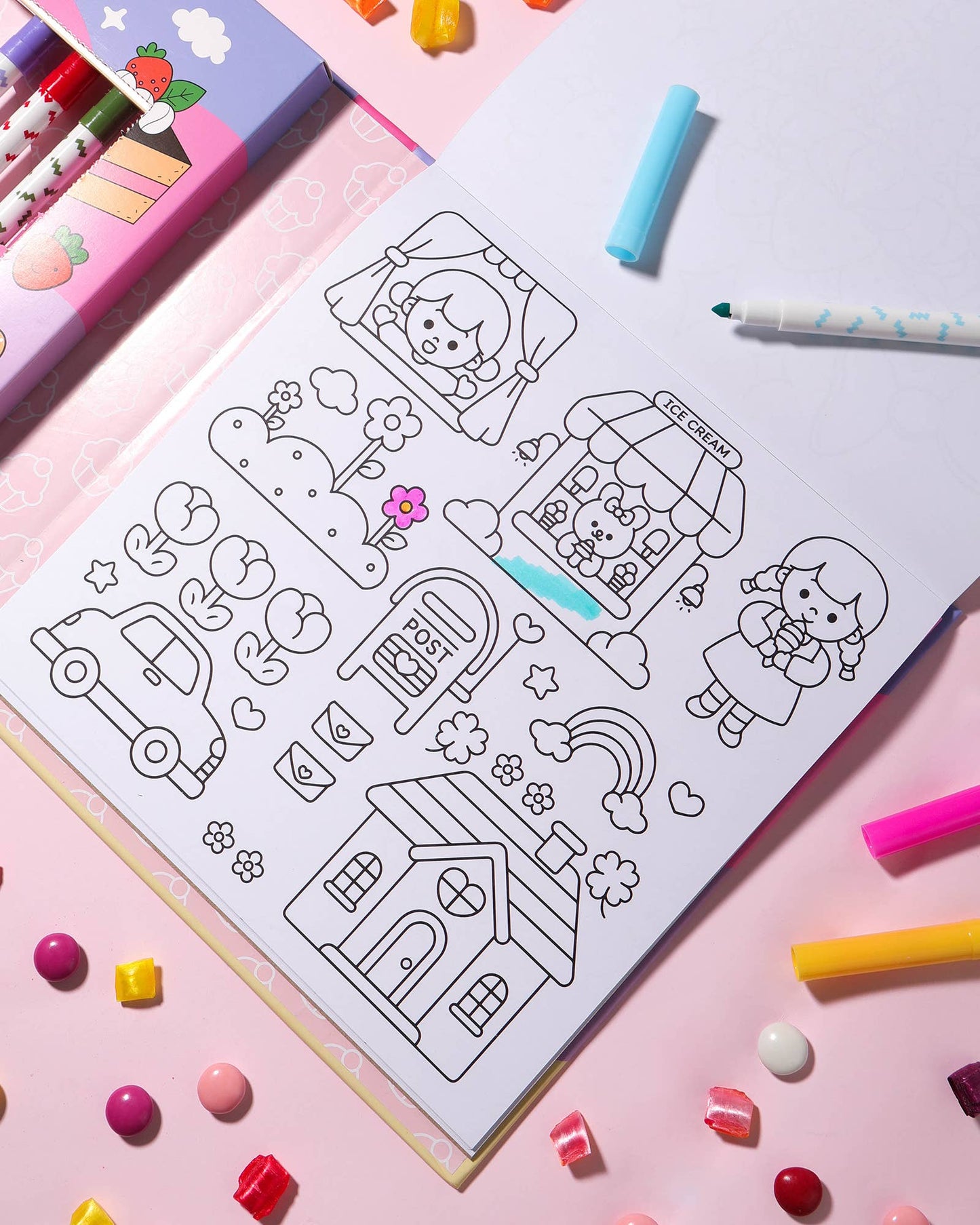 Journey Of Something Colouring Kit, Kawaii Club
