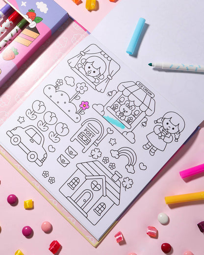 Journey Of Something Colouring Kit, Kawaii Club