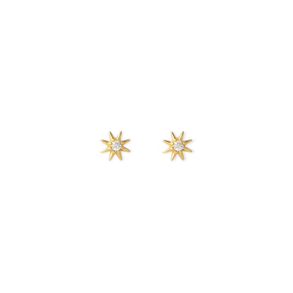 Arms Of Eve Zadie Flat Back Earrings, Gold