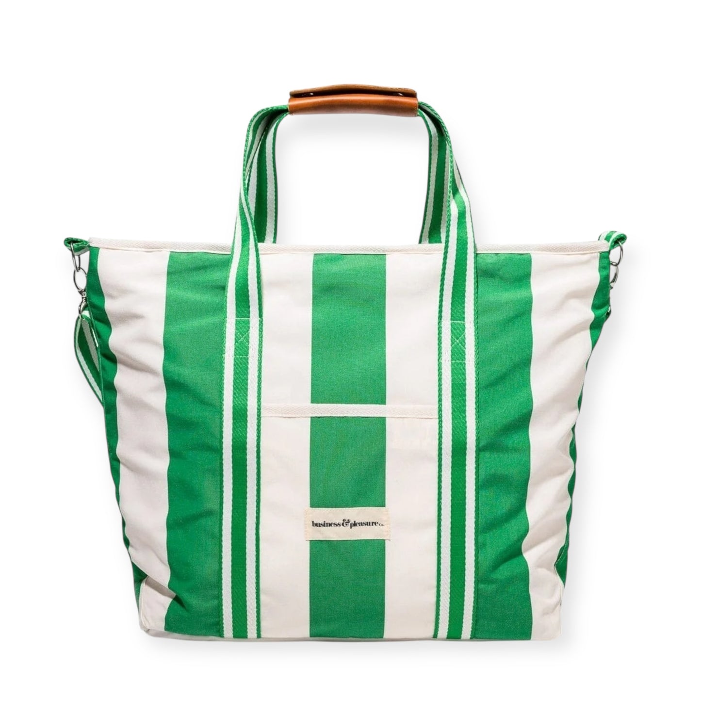 Business and Pleasure The Cooler Tote, Crew Canyon Green Stripe