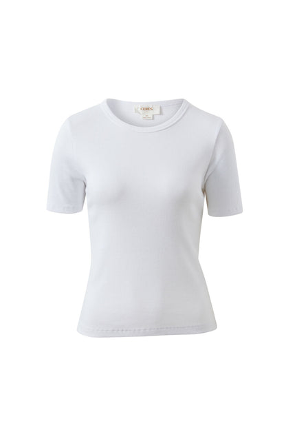 Ceres Life Luella Rib Tee, White