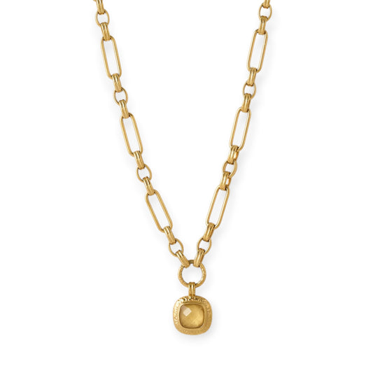 Arms Of Eve Mason Necklace, Gold & Citron