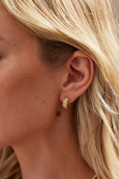 ToniMay Cosmic Hoops, Gold