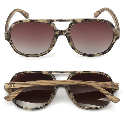 Soek Billy Sunglasses, Opal Tortoiseshell