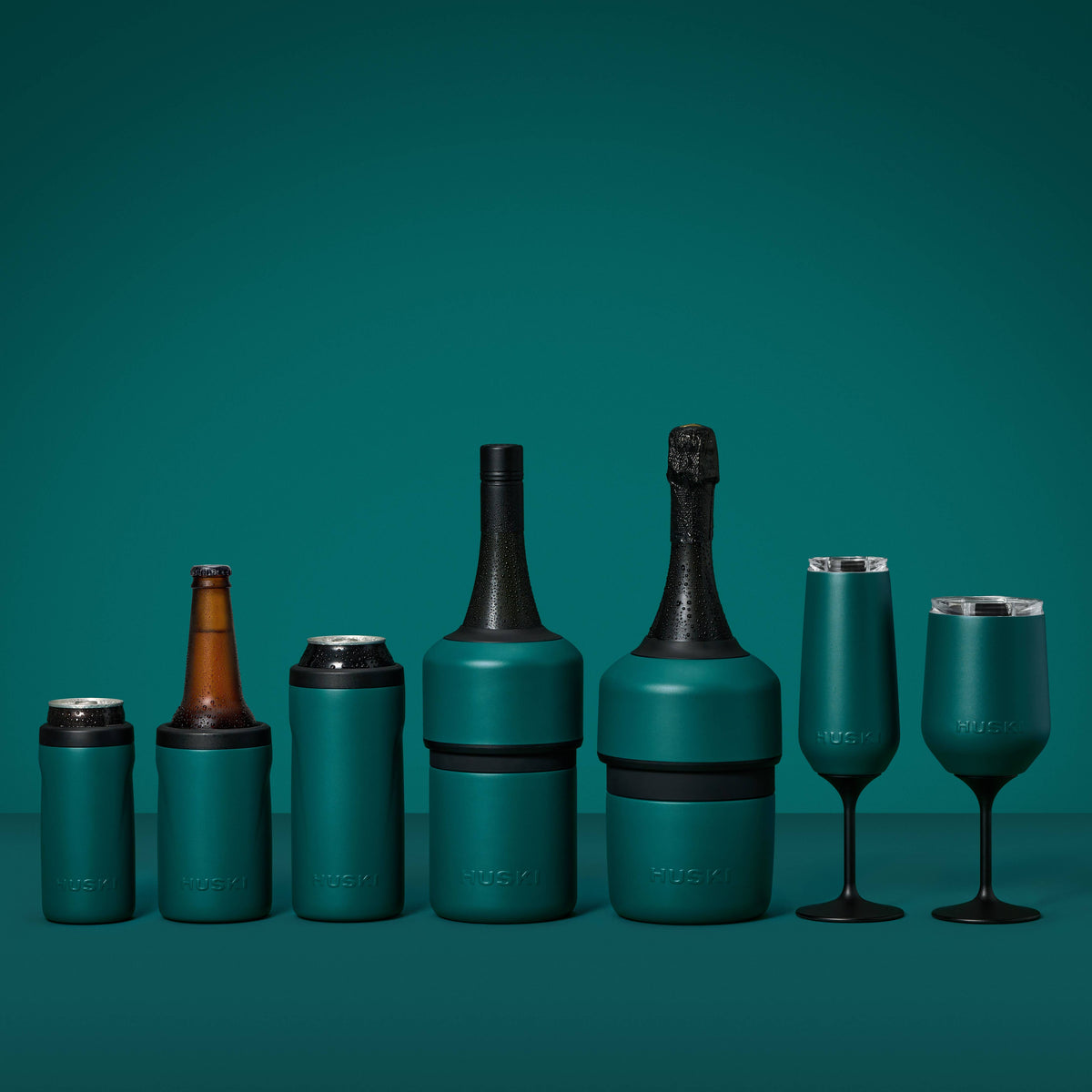 Huski Beer Cooler, Deep Teal (Limited Release)