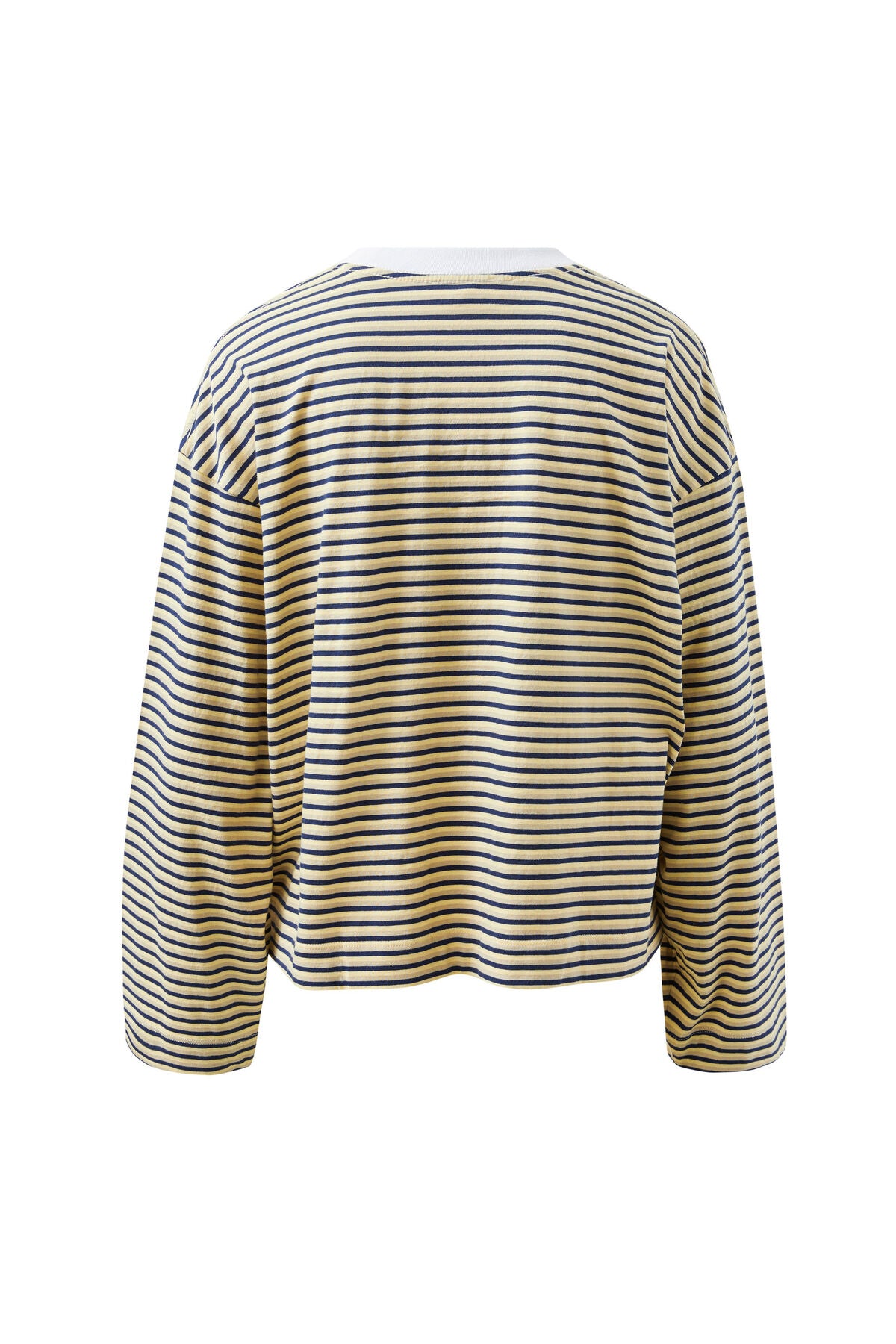 Ceres Life Beau Long Sleeve Slouchy Tee, Heritage Navy Butter Stone Stripe