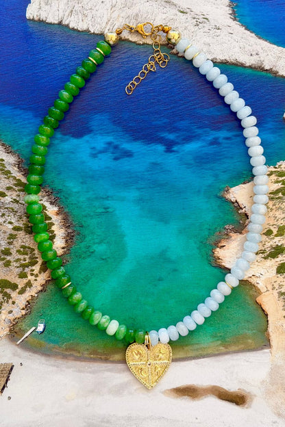 Mosk Melbourne Necklace, Sea Kiss
