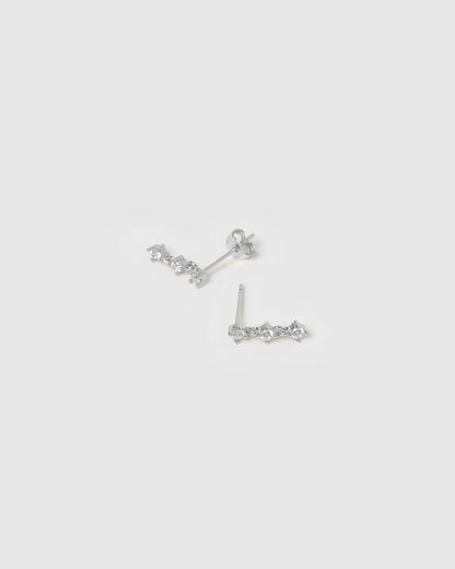 Arms Of Eve Yael Gold Earrings, Silver