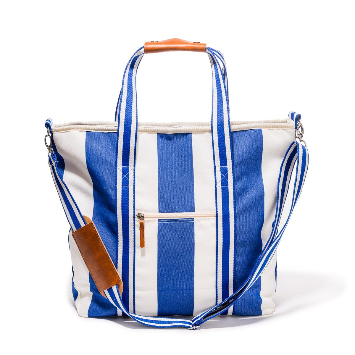 Business and Pleasure The Cooler Tote, Mediterranean Blue Stripe