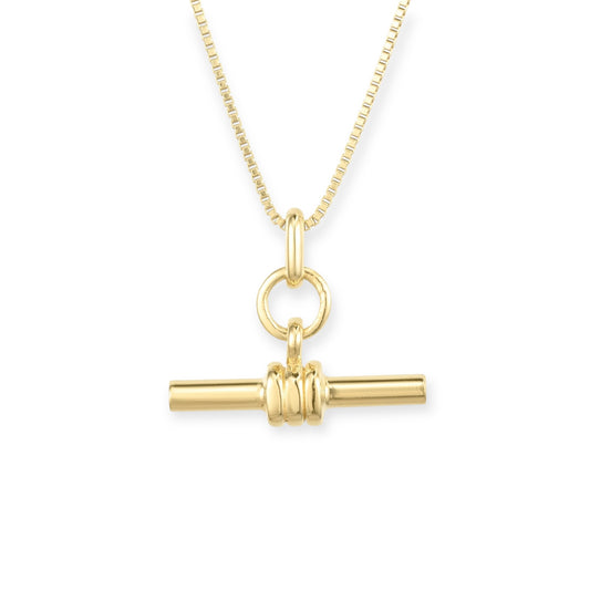 ToniMay Unisex Fob Necklace, Gold