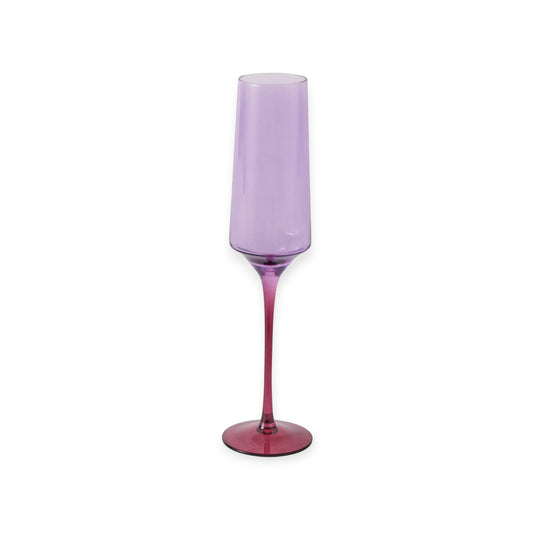 Kip & Co Champagne Glass, Lilac Fiesta 2 Piece Set