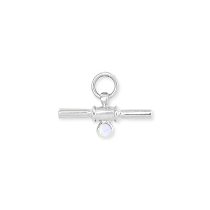 ToniMay Bar Earring Charm, Silver