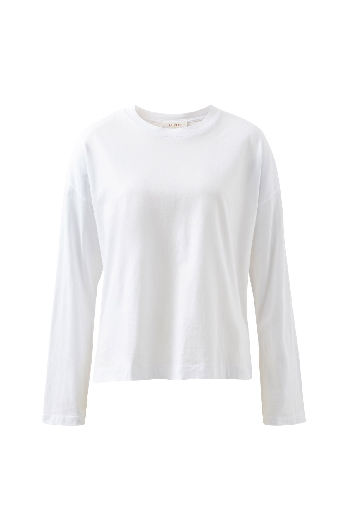 Ceres Life Scout Slouchy Long Sleeve Tee, White