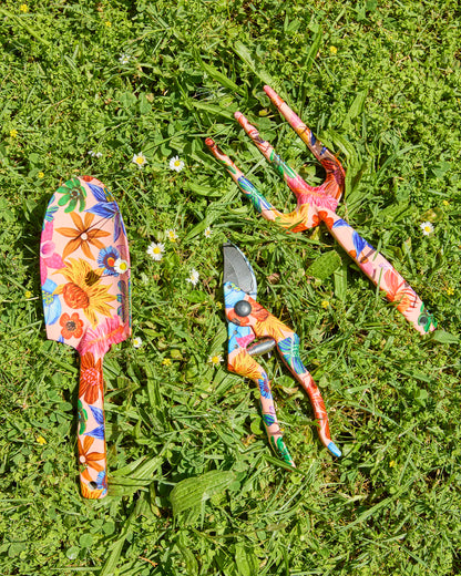 Kip & Co Garden Tools and Gloves Set, Wild Flowers In Bloom