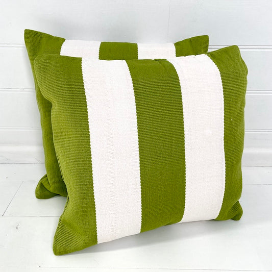 Carnival Homewares Outdoor Cushion, Sprout Deck Stripe