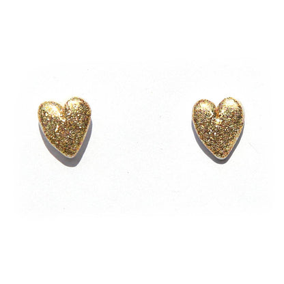 Kingston Studs, Gold Heart