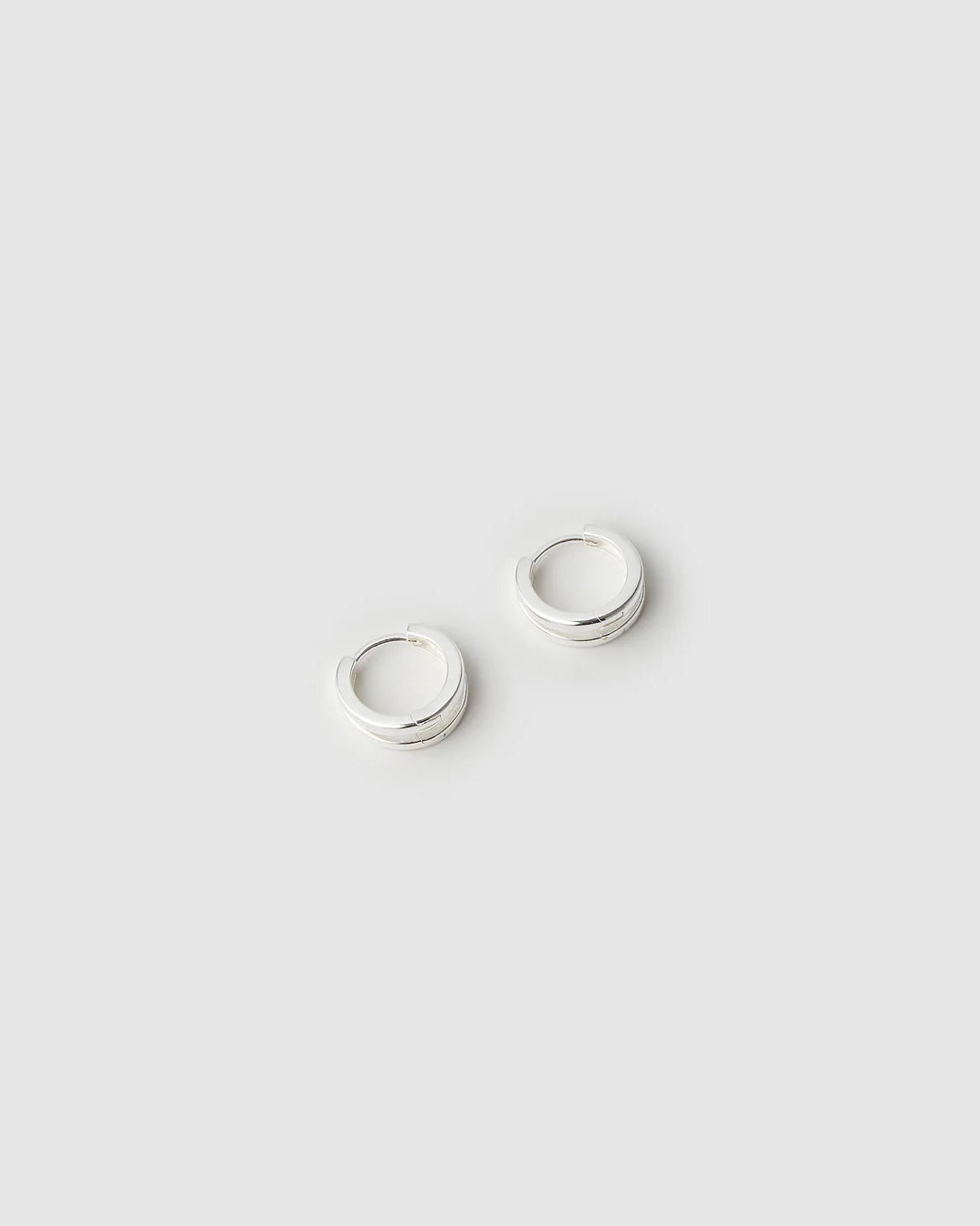 Arms Of Eve Jean Huggie Earrings, Silver