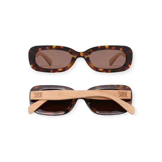 Soek Vibe Toffee Sunglasses, Tortoiseshell