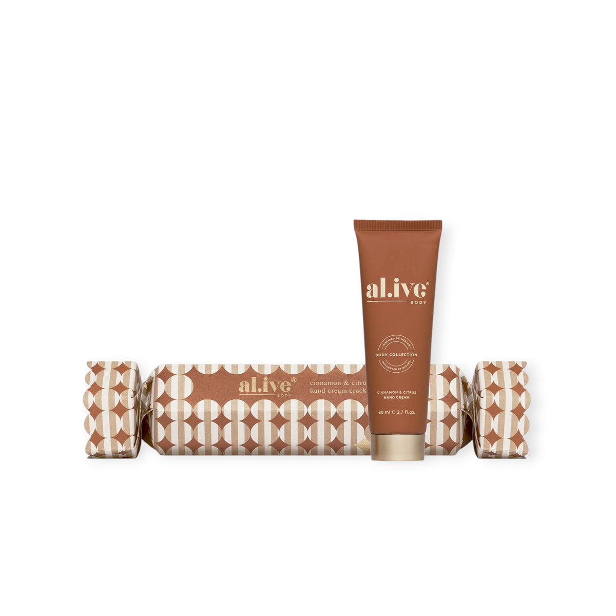 Al.ive Hand Cream Cracker, Cinnamon And Citrus