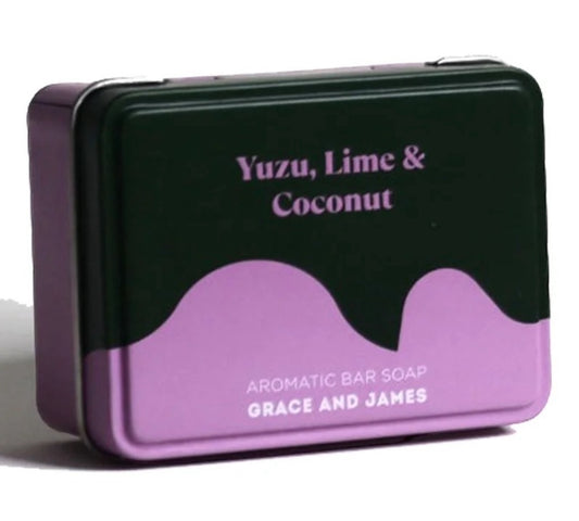 Grace and James Bloom Collection Bar Soap, Yuzu, Lime & Coconut