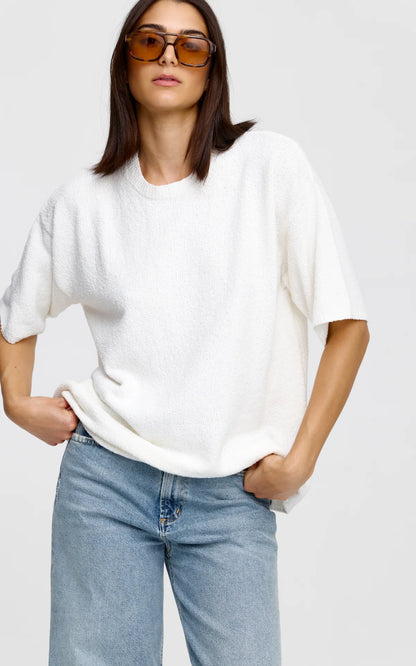 Kinney Camden Knit Tee, Ivory