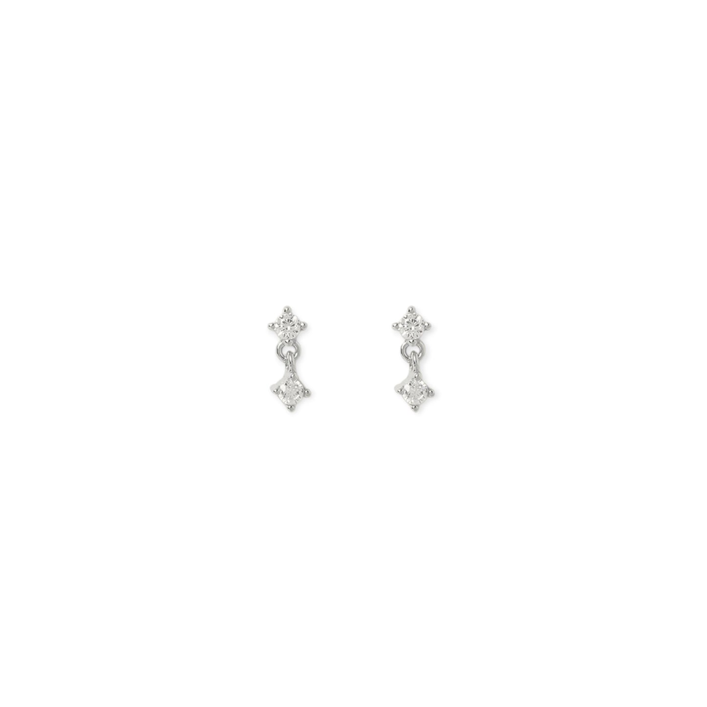 Arms Of Eve Liat Gold Earrings, Silver