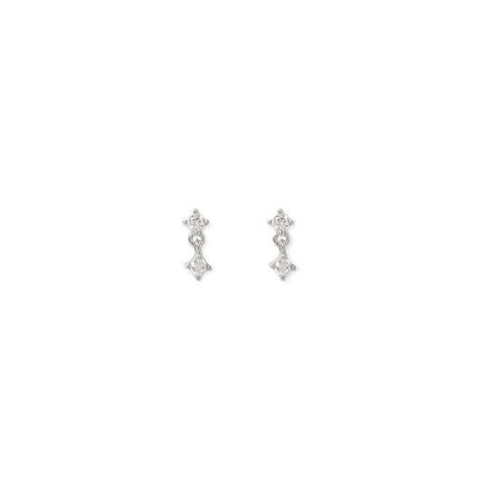 Arms Of Eve Liat Gold Earrings, Silver