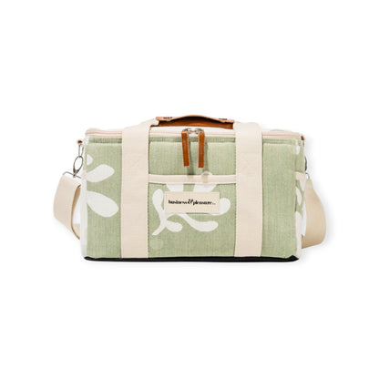 Business and Pleasure The Premium Cooler Bag, Benoît Jade Green Jacquard