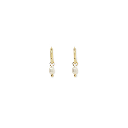 Arms Of Eve Cordelia Pearl Earrings, Gold