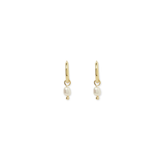 Arms Of Eve Cordelia Pearl Earrings, Gold