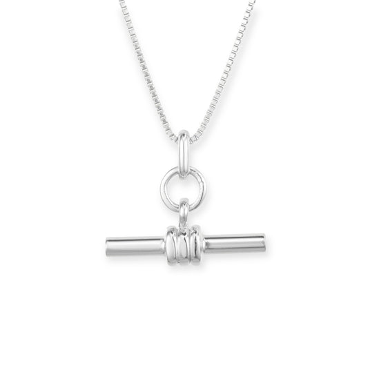 ToniMay Mens (unisex) Fob Necklace, Silver