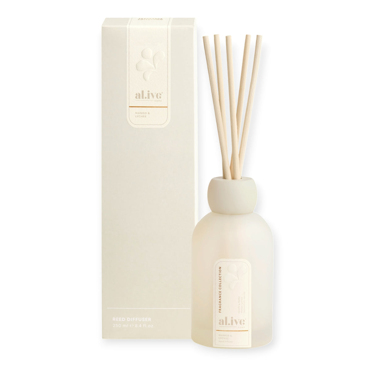 Al.ive Reed Diffuser, Mango & Lychee
