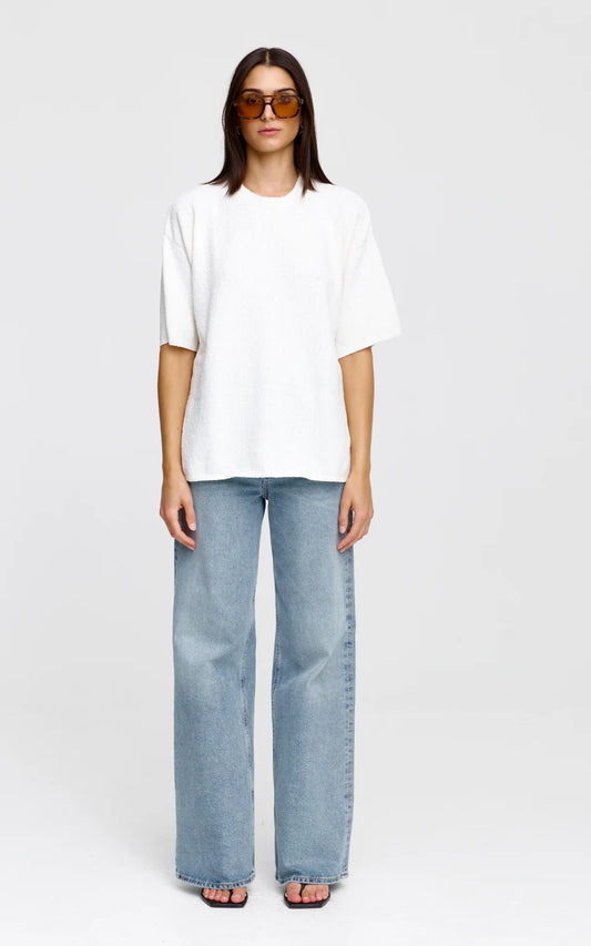 Kinney Camden Knit Tee, Ivory