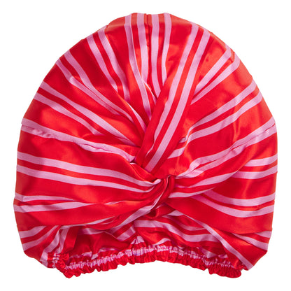 Sage & Clare Taylor Silk Hair Turban, Scarlet