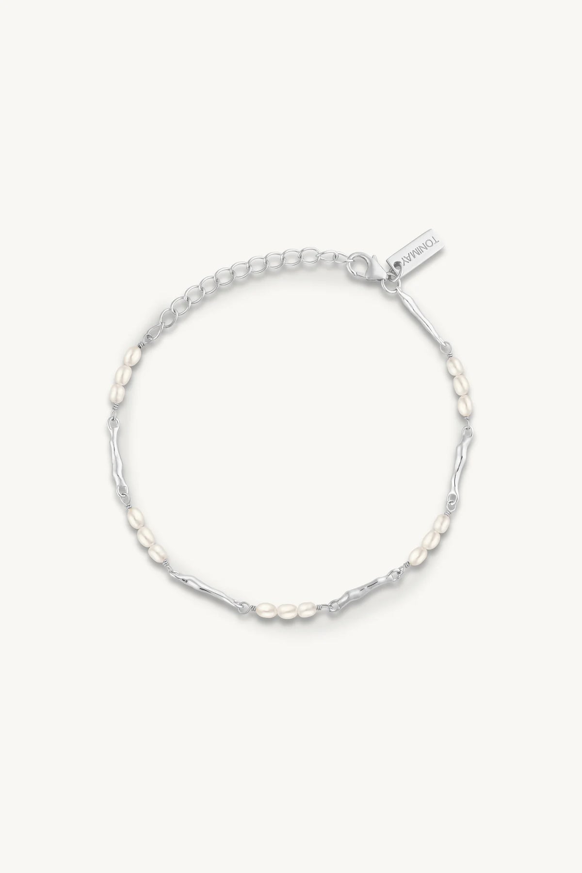 ToniMay Aphrodite Pearl Bracelet, Silver