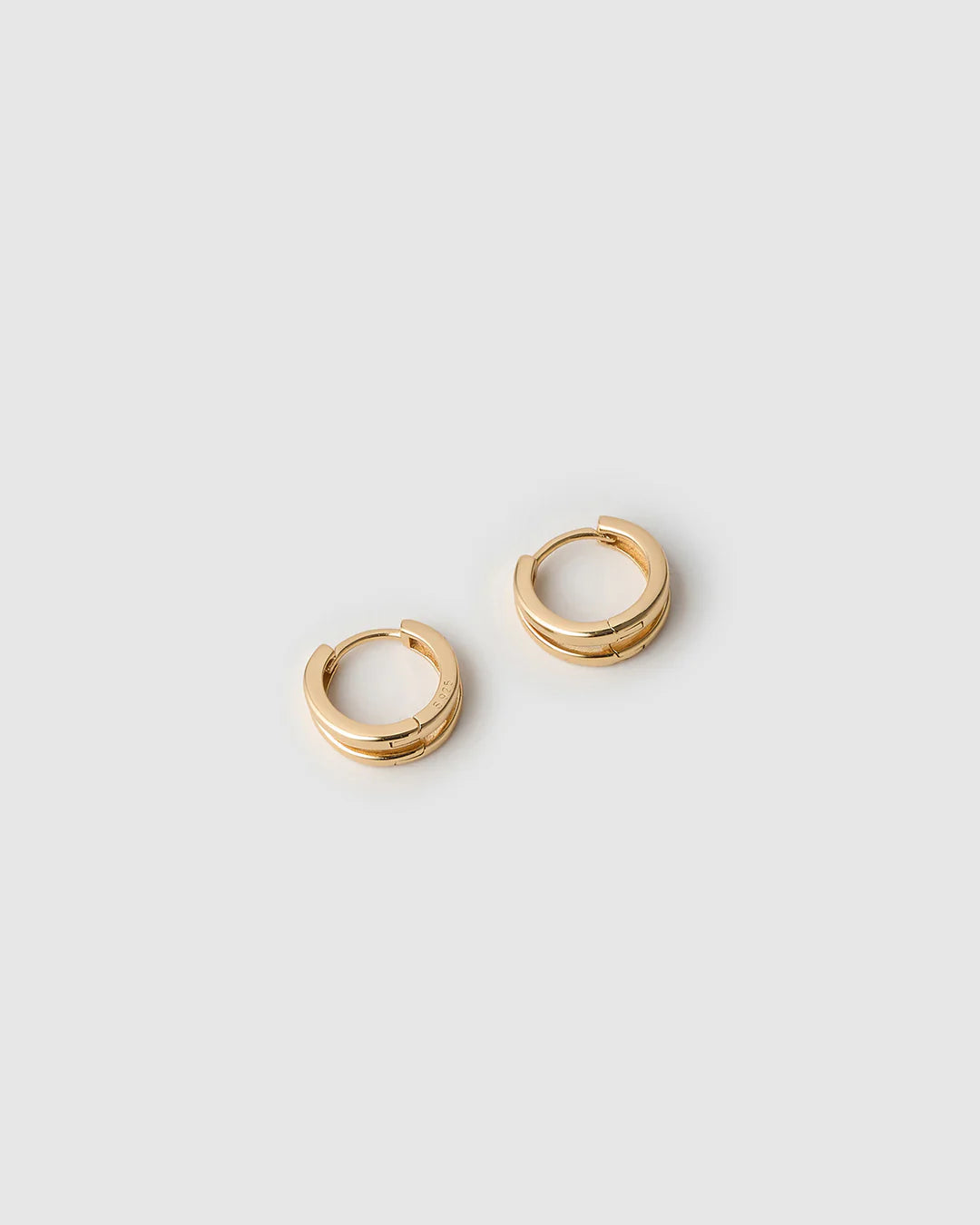 Arms Of Eve Jean Huggie Earrings, Gold