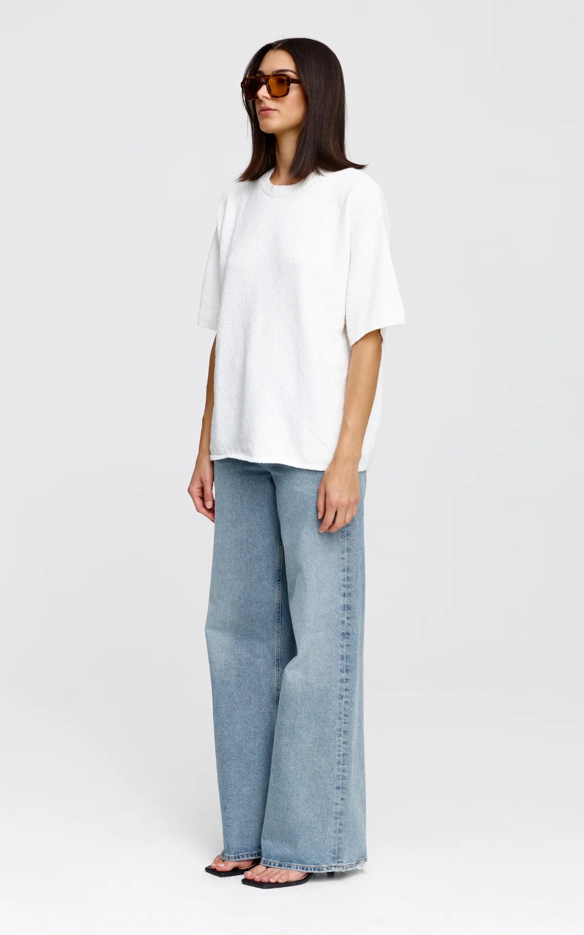 Kinney Camden Knit Tee, Ivory