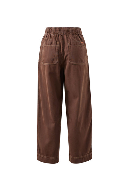 Ceres Life Jessie Barrel Pant, Chocolate
