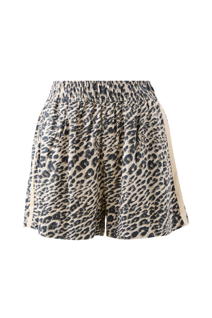 Ceres Life Mila Short, Leopard Linen Blend