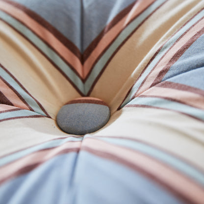 Sage & Clare Samode Stripe Cushion, Blue Jean