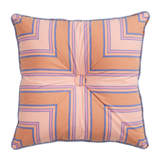 Sage & Clare Samode Stripe Cushion, Cinnamon