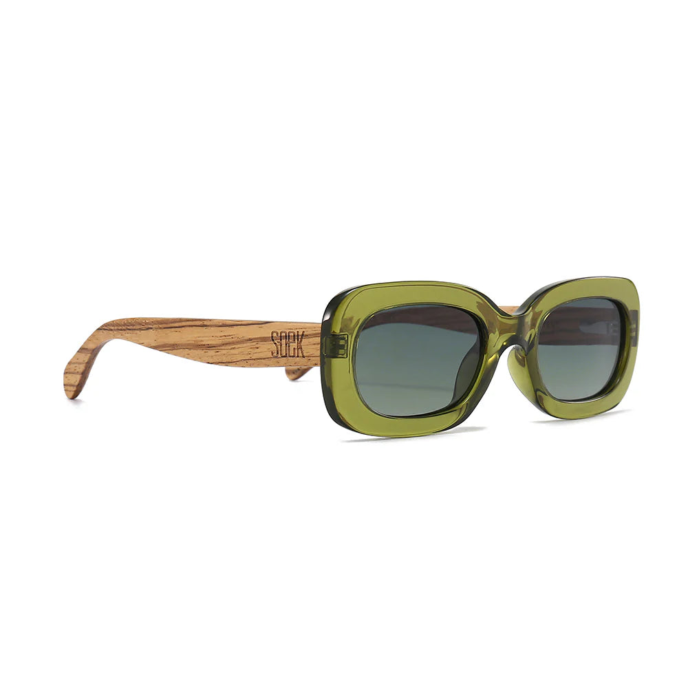 Soek Vibe Moss Sunglasses, Khaki