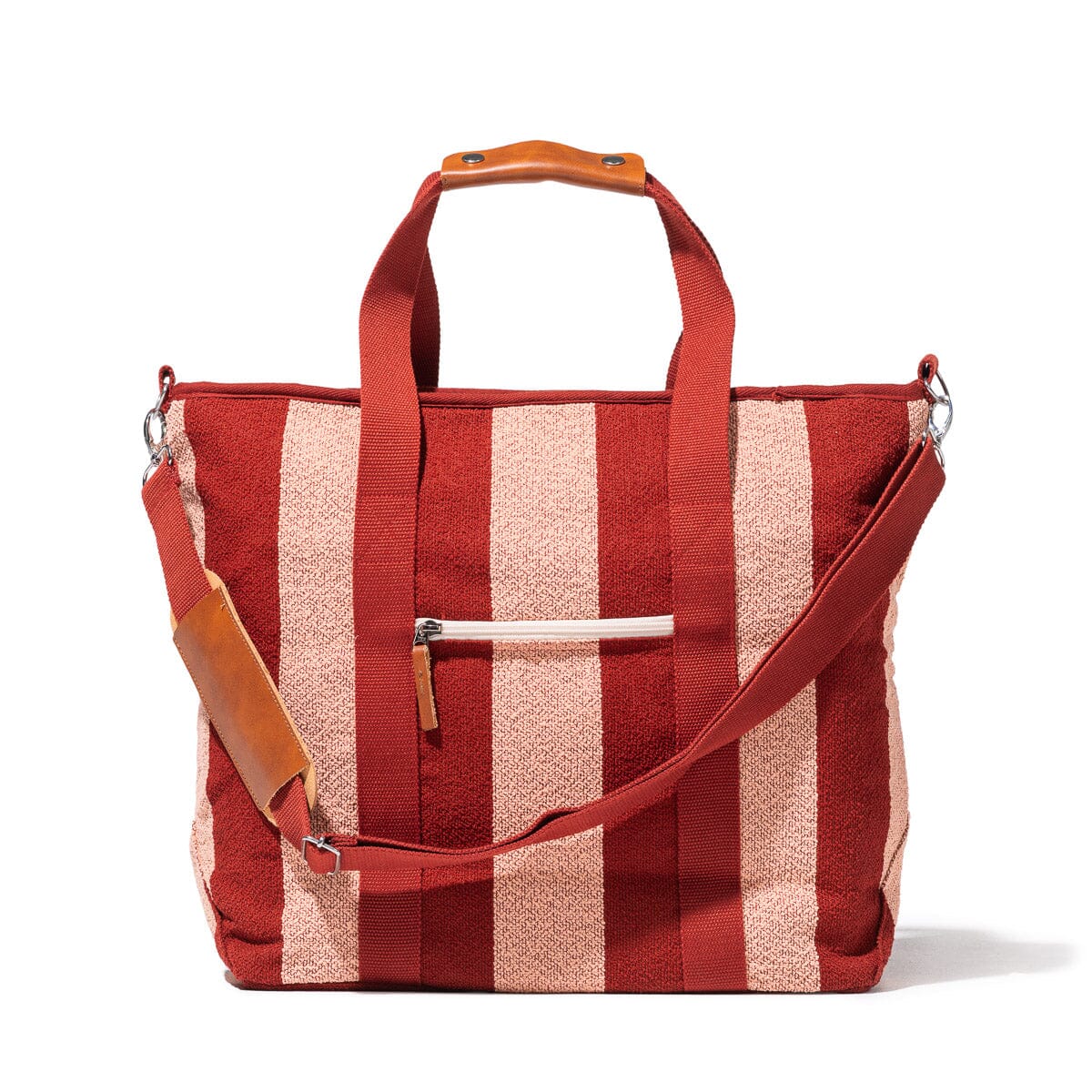 Business and Pleasure The Cooler Tote Bag, Terry Terracotta Stripe