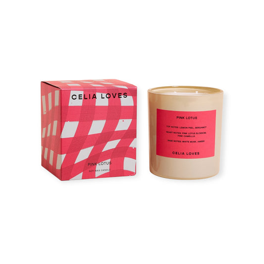 Celia Loves Candle, Pink Lotus