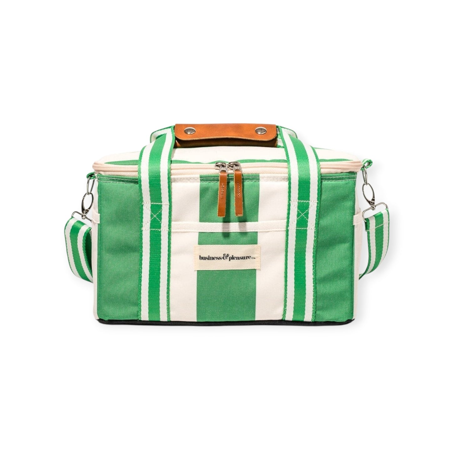 Business and Pleasure The Premium Cooler Bag, Crew Canyon Green Stripe