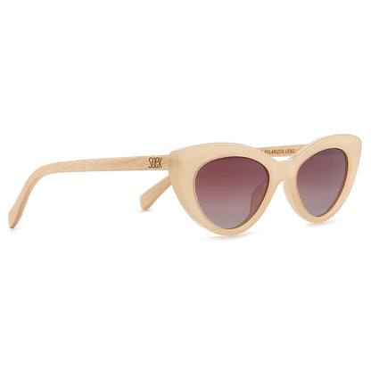 Soek Savannah Sunglasses, Nude